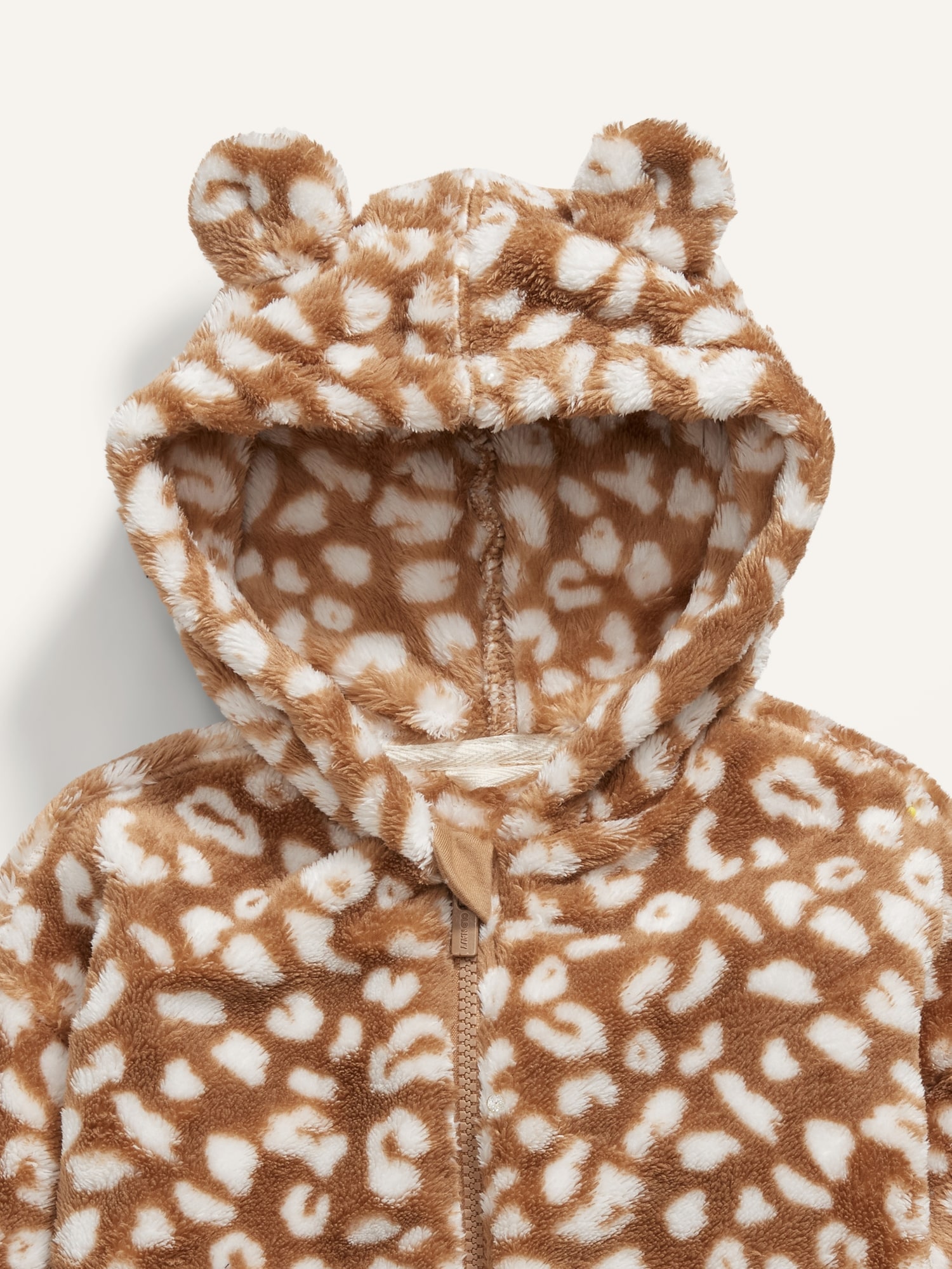 Leopard best sale sherpa hoodie