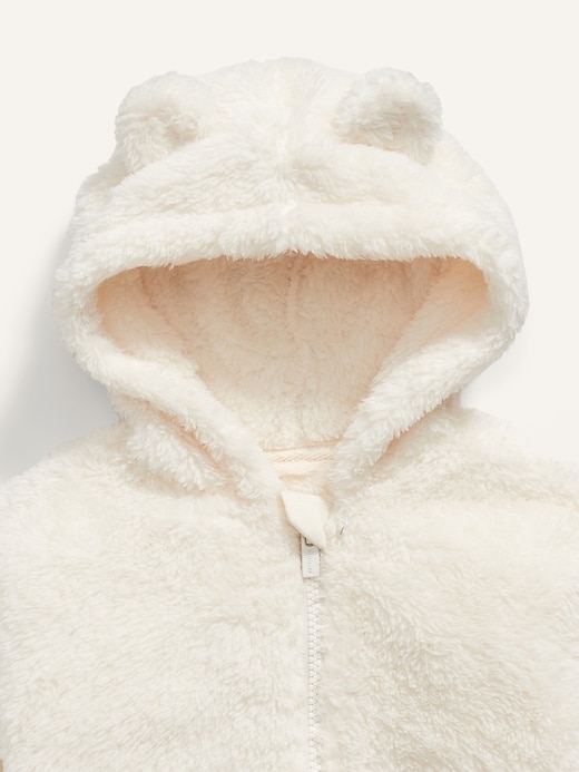 View large product image 2 of 2. Sherpa Critter Zip Hoodie for Toddler Girls