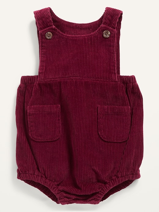 View large product image 1 of 2. Corduroy Overall Romper One-Piece for Baby