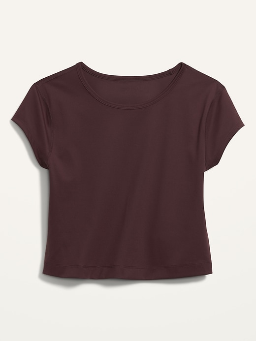 Image number 4 showing, PowerSoft Cropped Short-Sleeve Top
