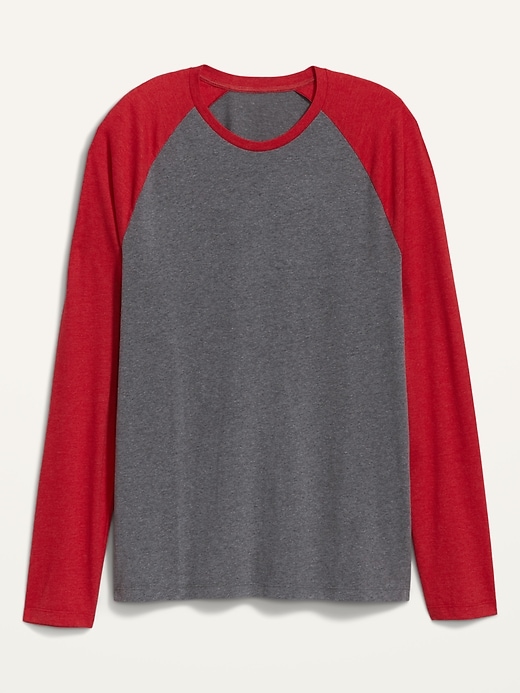 Image number 4 showing, Color-Blocked Raglan Long-Sleeve T-Shirt