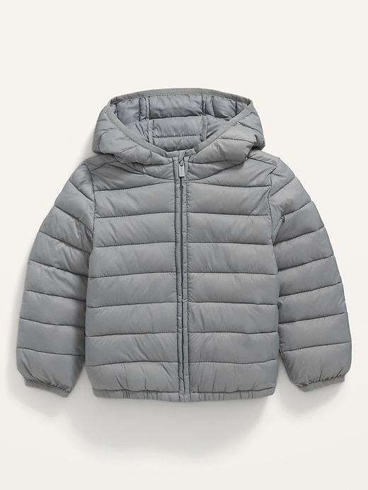 View large product image 1 of 2. Hooded Narrow-Channel Puffer Jacket for Toddler Boys