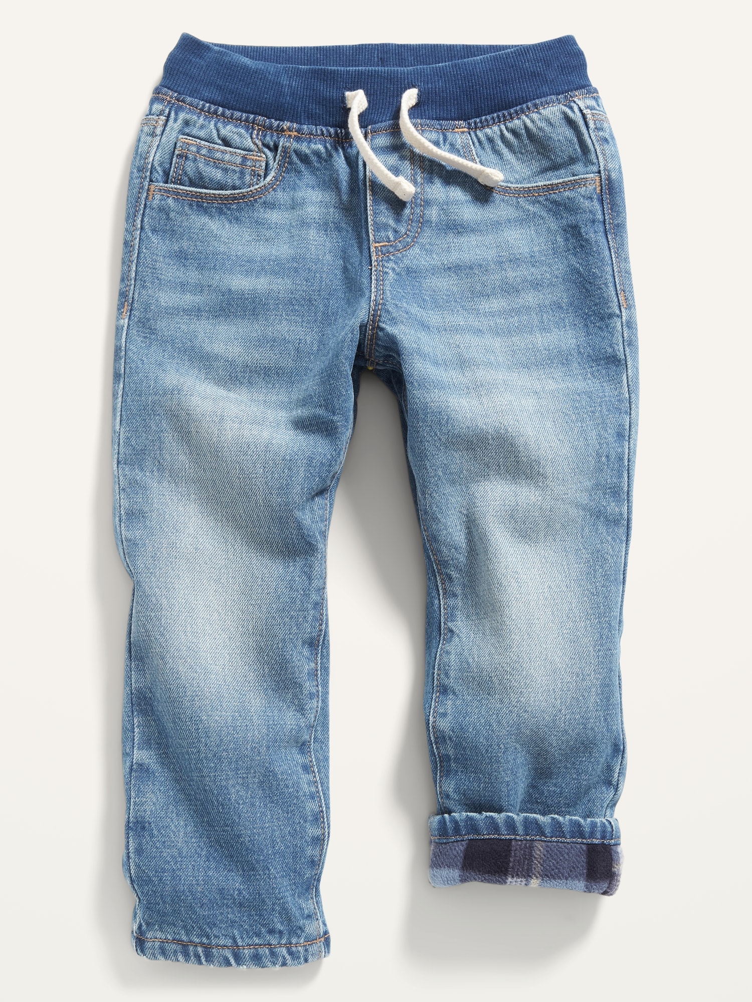 Old Mill Jeans Fleece Lined Denim Pants(Tag 36x30) Hemmed Men's