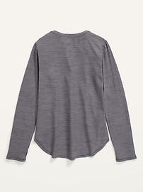 View large product image 3 of 3. Breathe ON Tulip-Hem Long-Sleeve Top for Girls