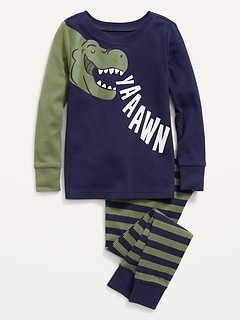 Unisex Snug-Fit Graphic Sleep Set for Toddler & Baby