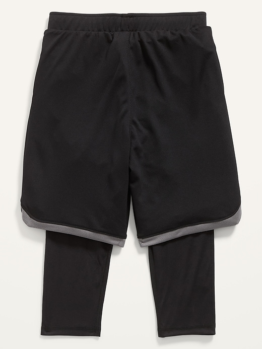 View large product image 2 of 2. Go-Dry 2-In-1 Mesh Shorts + Base Layer For Boys
