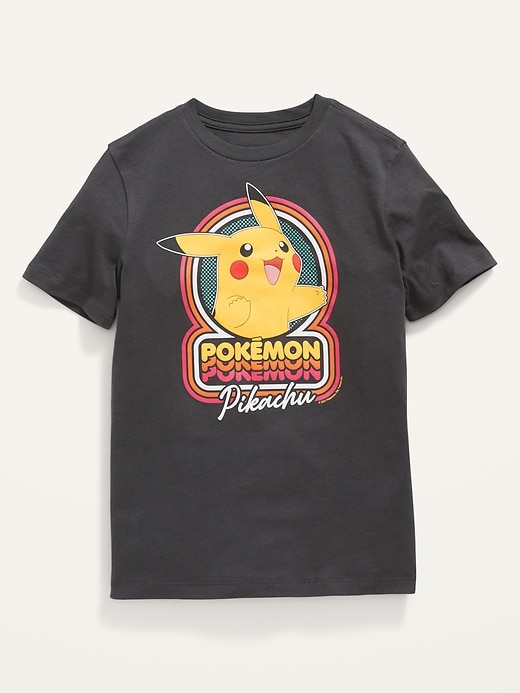 View large product image 1 of 1. Gender-Neutral Pokémon™ Pikachu Graphic Tee for Kids