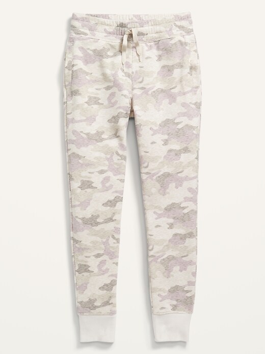 View large product image 1 of 1. Vintage High-Waisted Printed Jogger Sweatpants for Girls