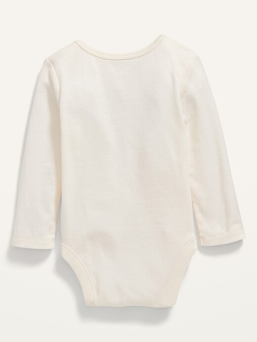 View large product image 2 of 2. Unisex Matching Graphic Long-Sleeve Bodysuit for Baby