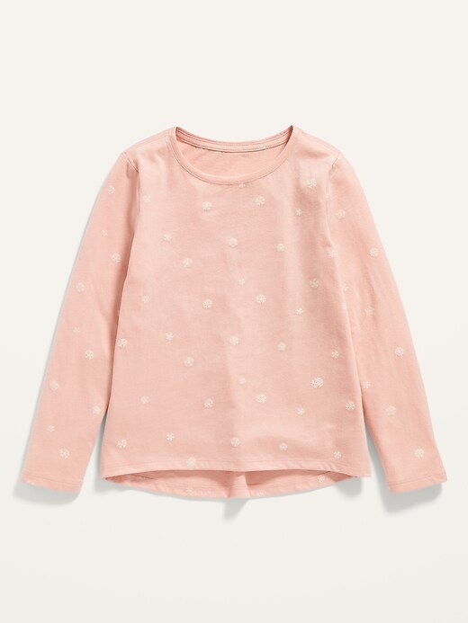 View large product image 1 of 2. Softest Printed Long-Sleeve T-Shirt for Girls