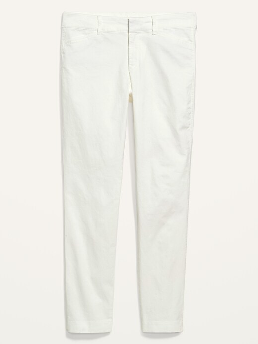 Image number 3 showing, Mid-Rise Pixie Ankle Chinos for Women