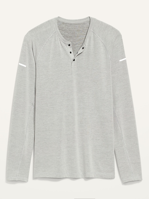 Image number 4 showing, Breathe ON Textured Long-Sleeve Henley T-Shirt