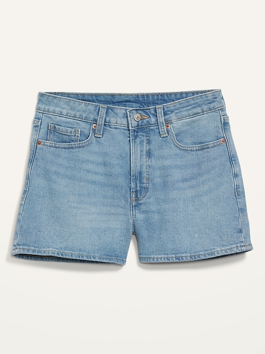 Image number 4 showing, High-Waisted O.G. Straight Jean Shorts for Women -- 3-inch inseam