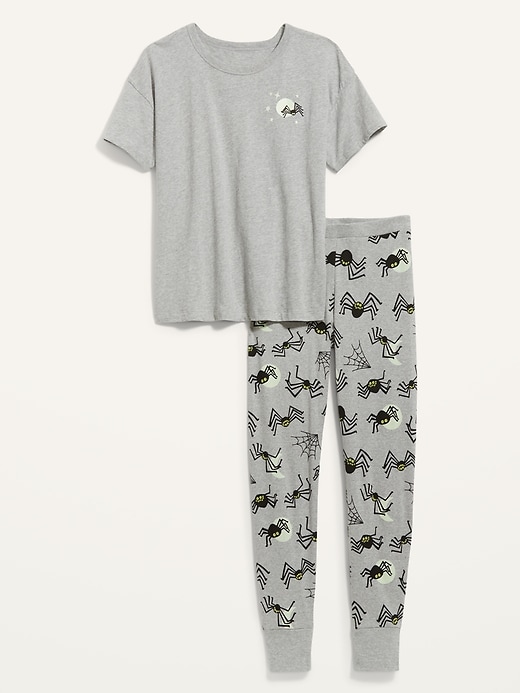 Image number 4 showing, Halloween Graphic Pajama Set