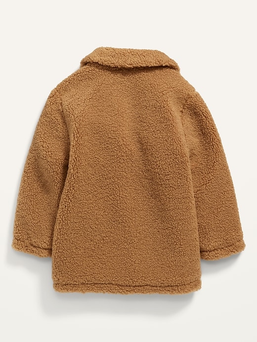 Sherpa ButtonFront Coat for Toddler Girls Old Navy