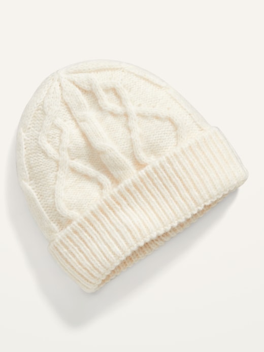 View large product image 2 of 2. Cable-Knit Beanie for Women