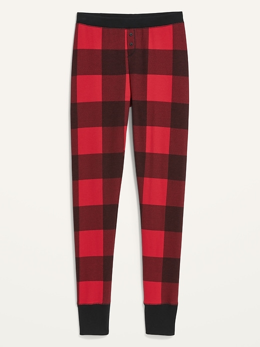 Image number 6 showing, Matching Printed Thermal-Knit Pajama Leggings for Women