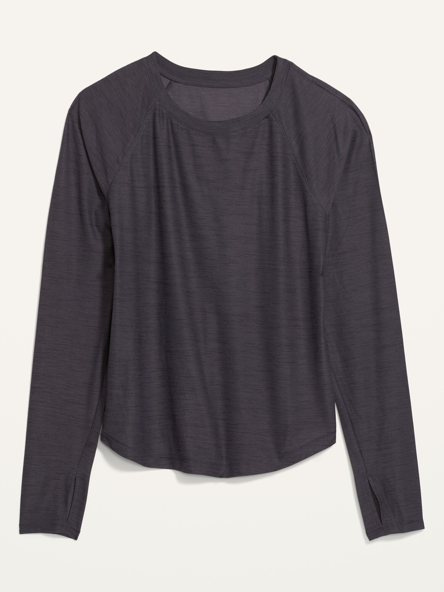 Long-Sleeve Breathe ON Slub-Knit T-Shirt for Women | Old Navy