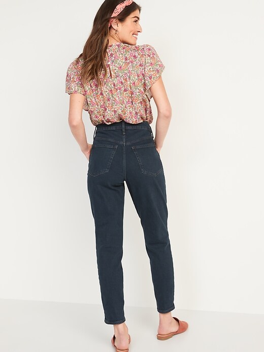 Image number 6 showing, High-Waisted O.G. Straight Dark Wash Jeans for Women