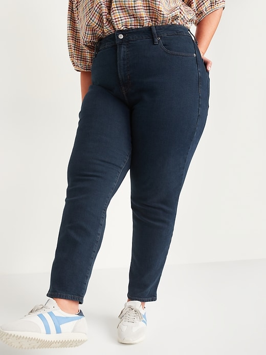 Image number 7 showing, High-Waisted O.G. Straight Dark Wash Jeans for Women