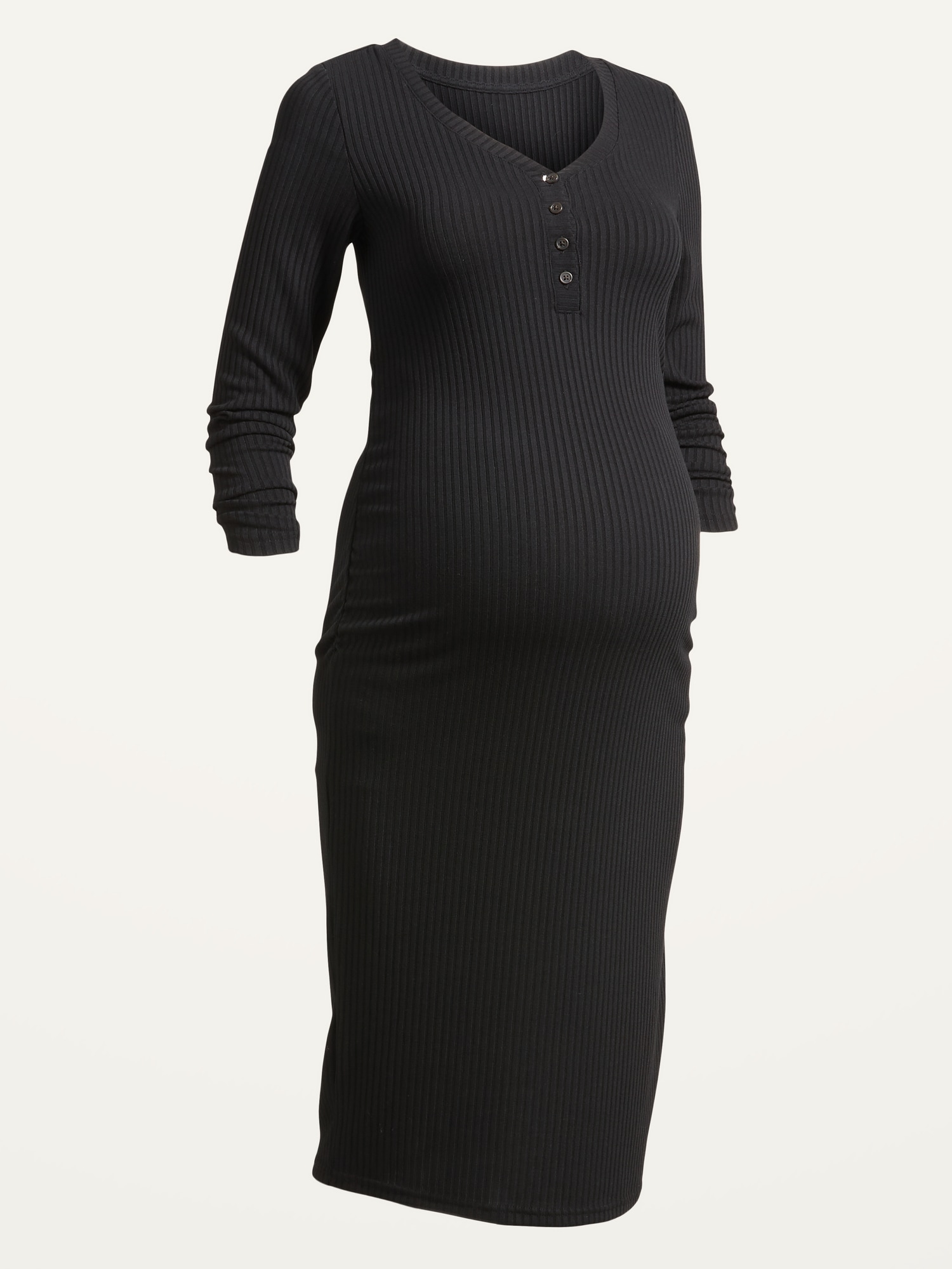 Gap Maternity CashSoft Henley Midi Sweater Dress - ShopStyle