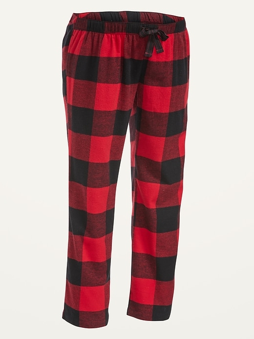 Image number 4 showing, Maternity Holiday Flannel Pajama Pants