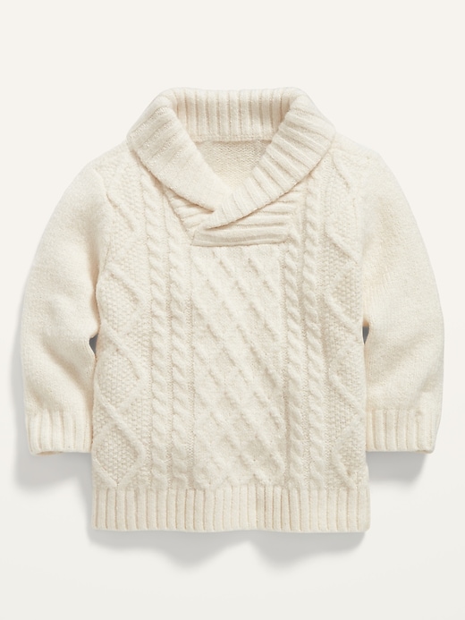 View large product image 1 of 3. Unisex Shawl-Collar Sweater for Baby