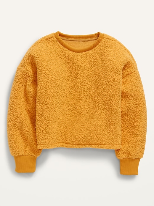 Sherpa sweatshirt girls online