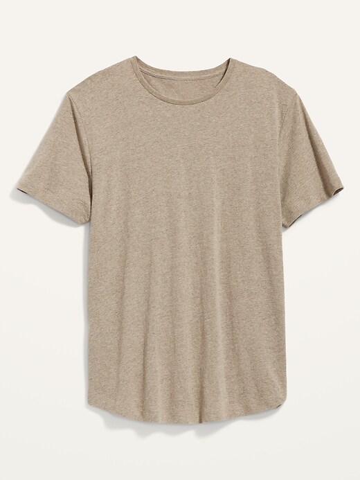 View large product image 1 of 1. Soft-Washed Curved Hem T-Shirt