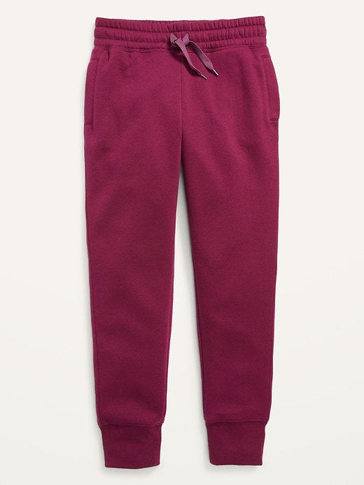 View large product image 1 of 2. Vintage High-Waisted Jogger Sweatpants for Girls