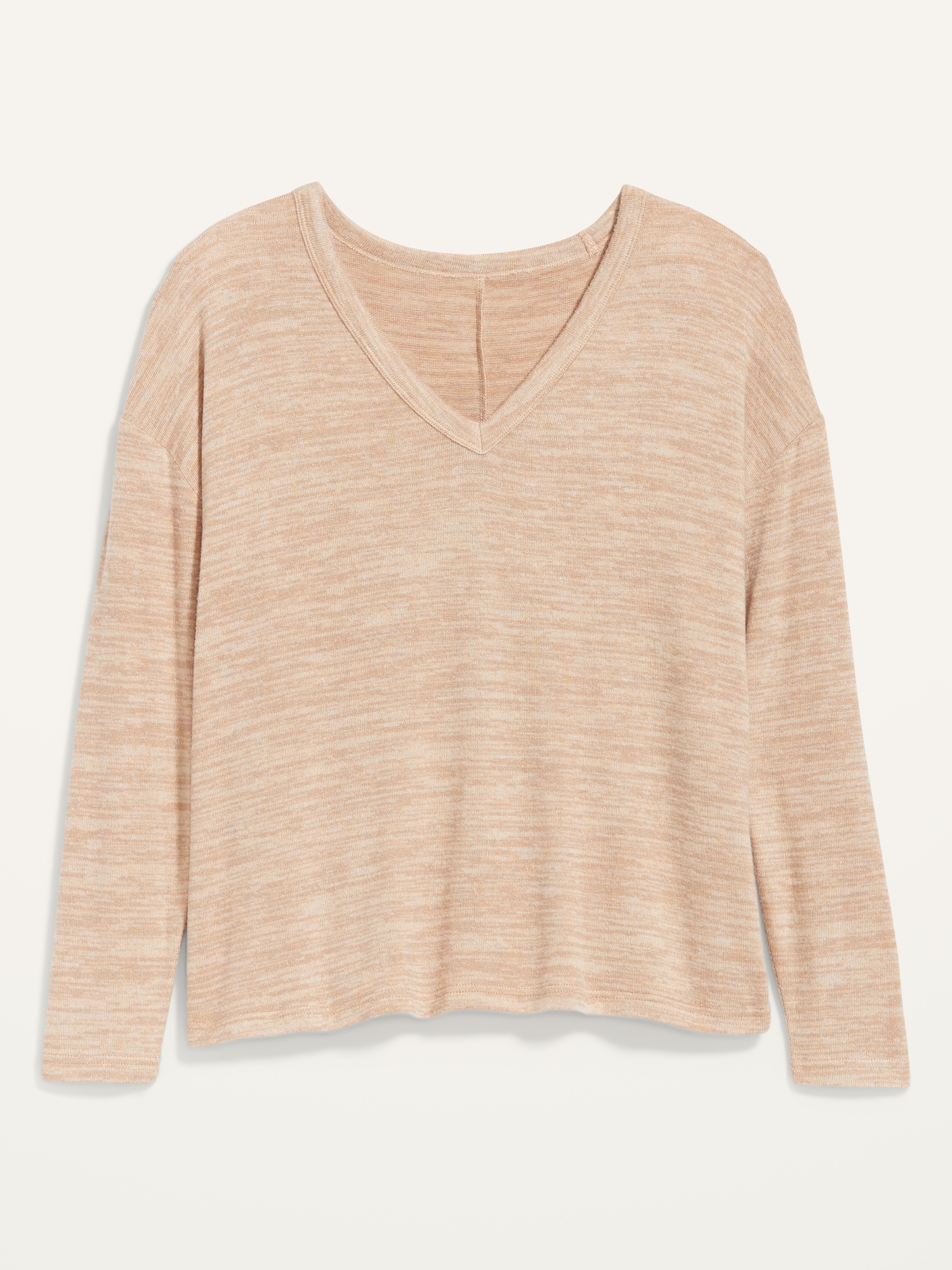 LongSleeve Oversized SlubKnit Tee Old Navy