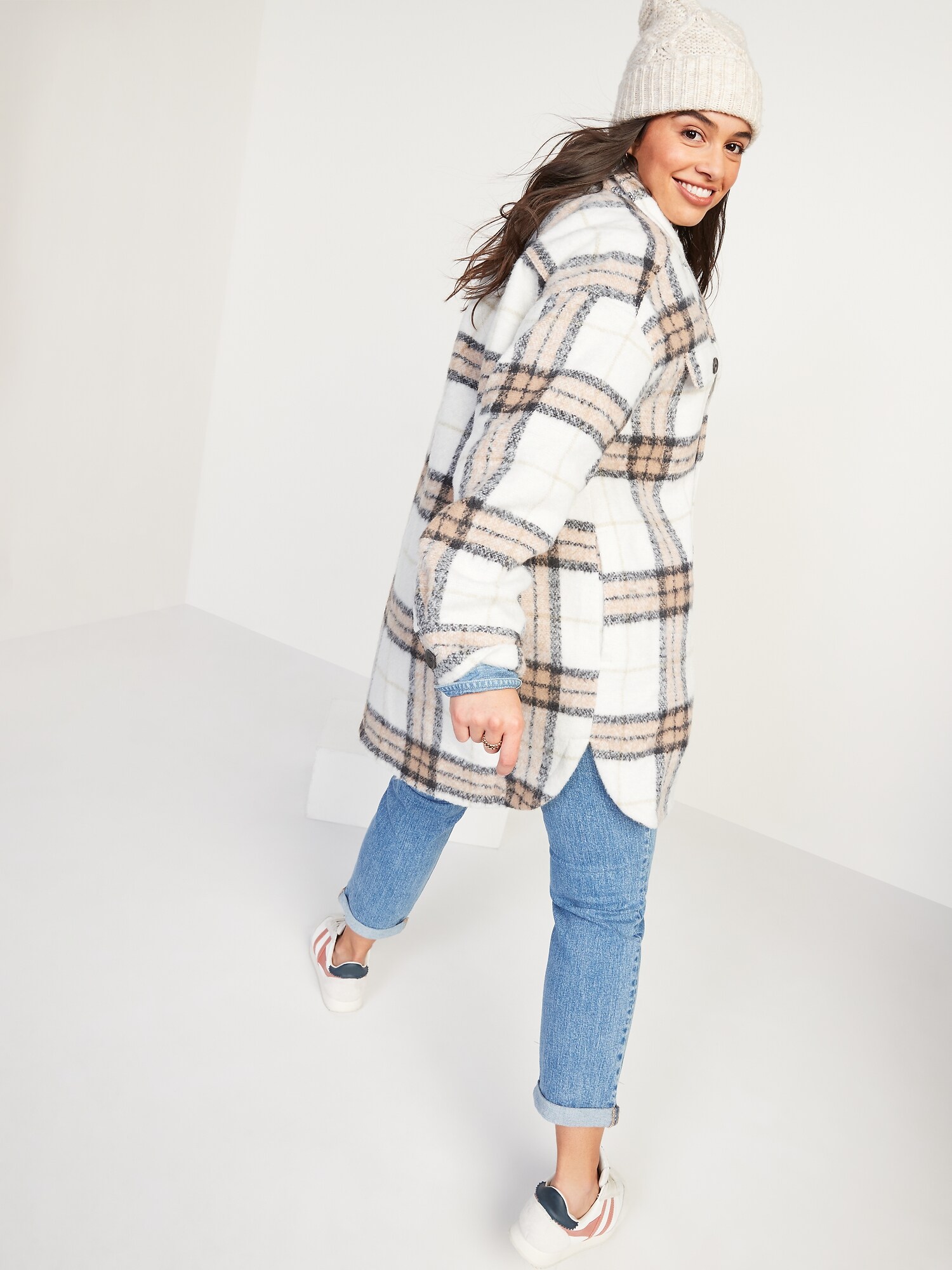 old navy red plaid jacket