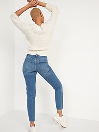 Curvy High-Waisted O.G. Straight Ankle Jeans for Women