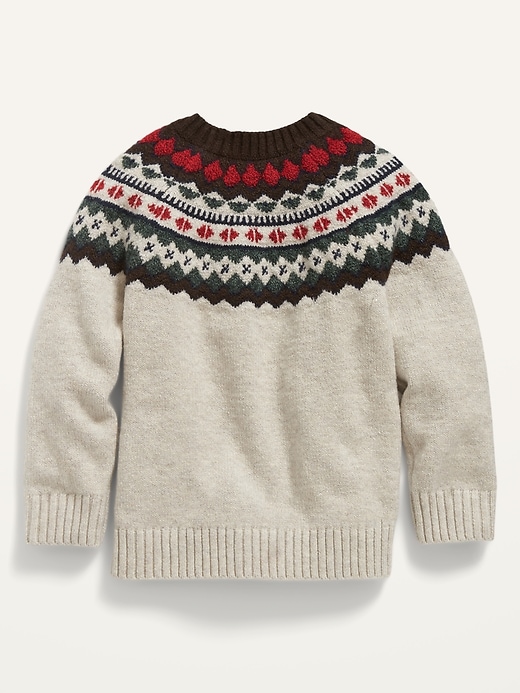 Unisex Fair Isle Raglan-Sleeve Sweater for Toddler | Old Navy