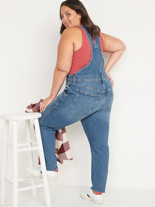 Image number 8 showing, O.G. Workwear Ripped Jean Overalls for Women