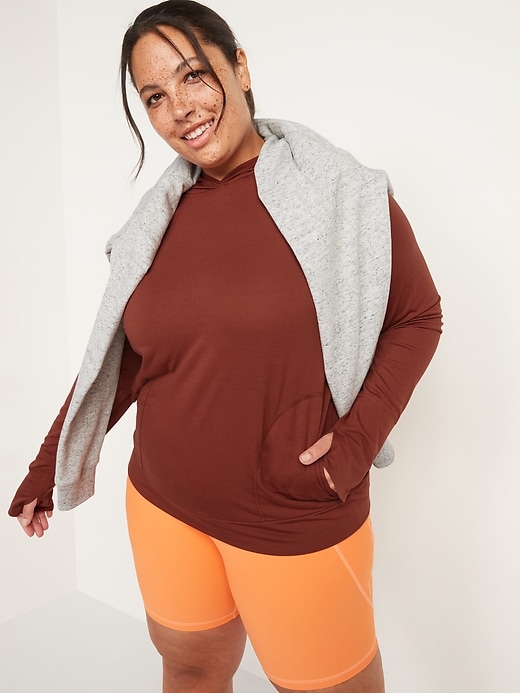 Image number 3 showing, UltraLite Hooded Performance Top