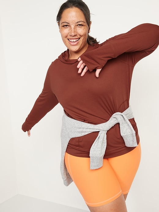 Image number 7 showing, UltraLite Hooded Performance Top