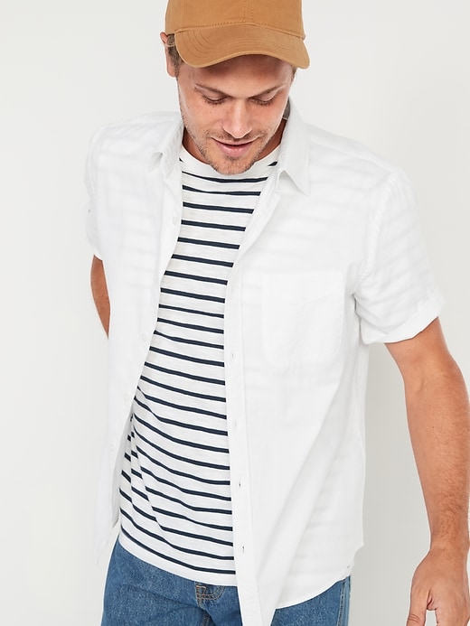 Image number 1 showing, Built-In Flex Everyday Oxford Short-Sleeve Shirt