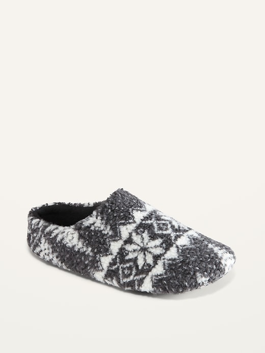 Old Navy Cozy Sherpa Slippers for Men. 1