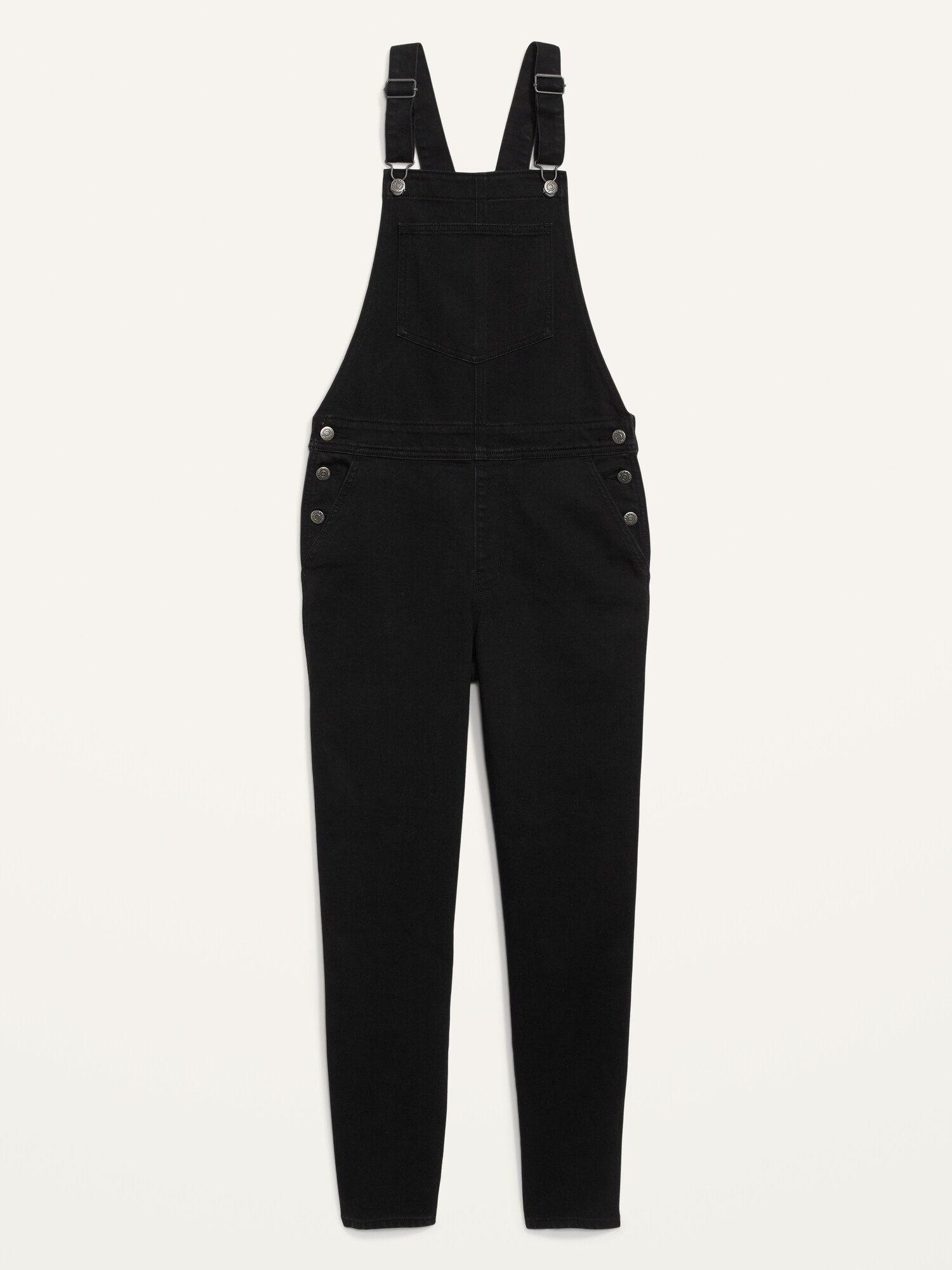 Old navy black sales women's overalls