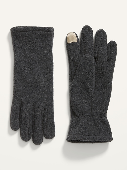 View large product image 1 of 1. Microfleece Text-Friendly Gloves For Women