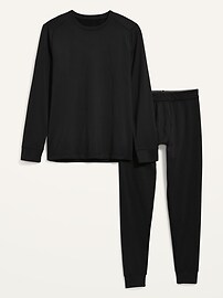 View large product image 3 of 3. CozeCore Base Layer Long-Sleeve T-Shirt and Base Layer Tights Set