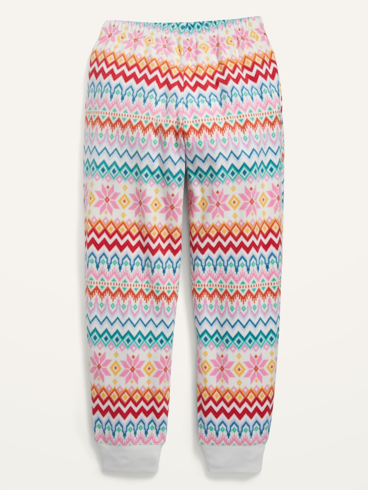 Printed Microfleece Pajama Jogger Pants for Girls