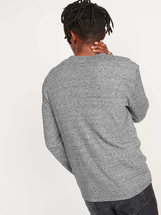 Image number 2 showing, Soft-Washed Thermal-Knit Long-Sleeve T-Shirt