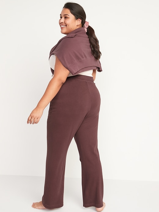 Image number 8 showing, High-Waisted Garment-Dyed Sweatpants for Women