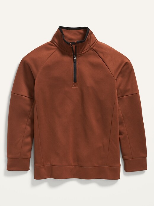 View large product image 1 of 1. Techie Fleece Quarter-Zip Sweatshirt For Boys