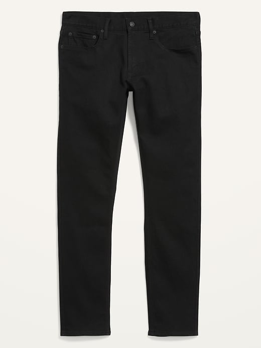 Image number 4 showing, Skinny Built-In Flex Black Jeans