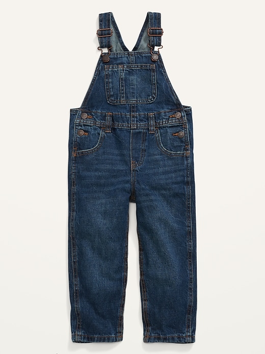 Old Navy Unisex Jean Overalls for Toddler. 1