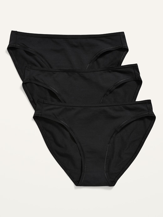Image number 4 showing, Supima&#174 Cotton Bikini Underwear 3-Pack