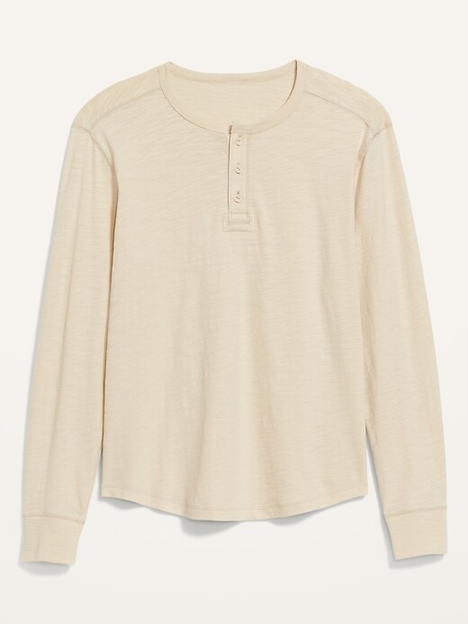 Image number 4 showing, Vintage Slub-Knit Henley T-Shirt
